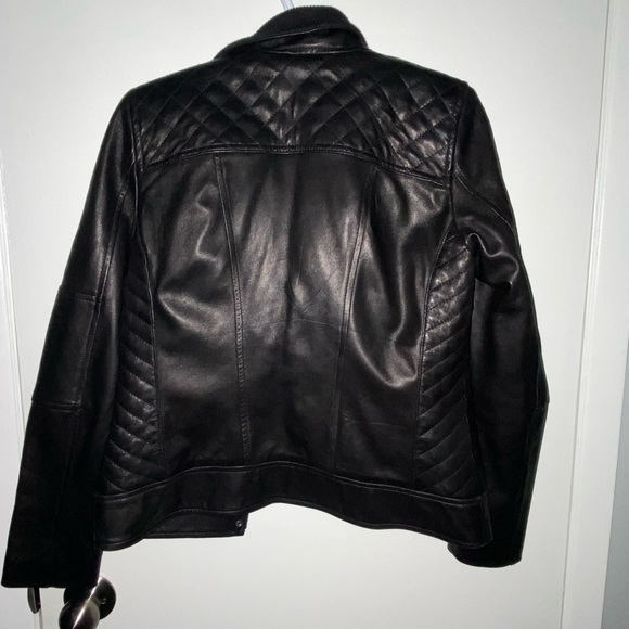 Cole Haan Genuine Leather Jacket (lambskin) - Picture 3 of 6